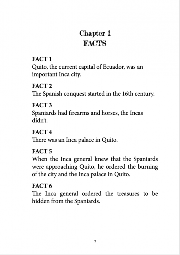 Spanish Easy Reader, Level 1, Chapter 1.