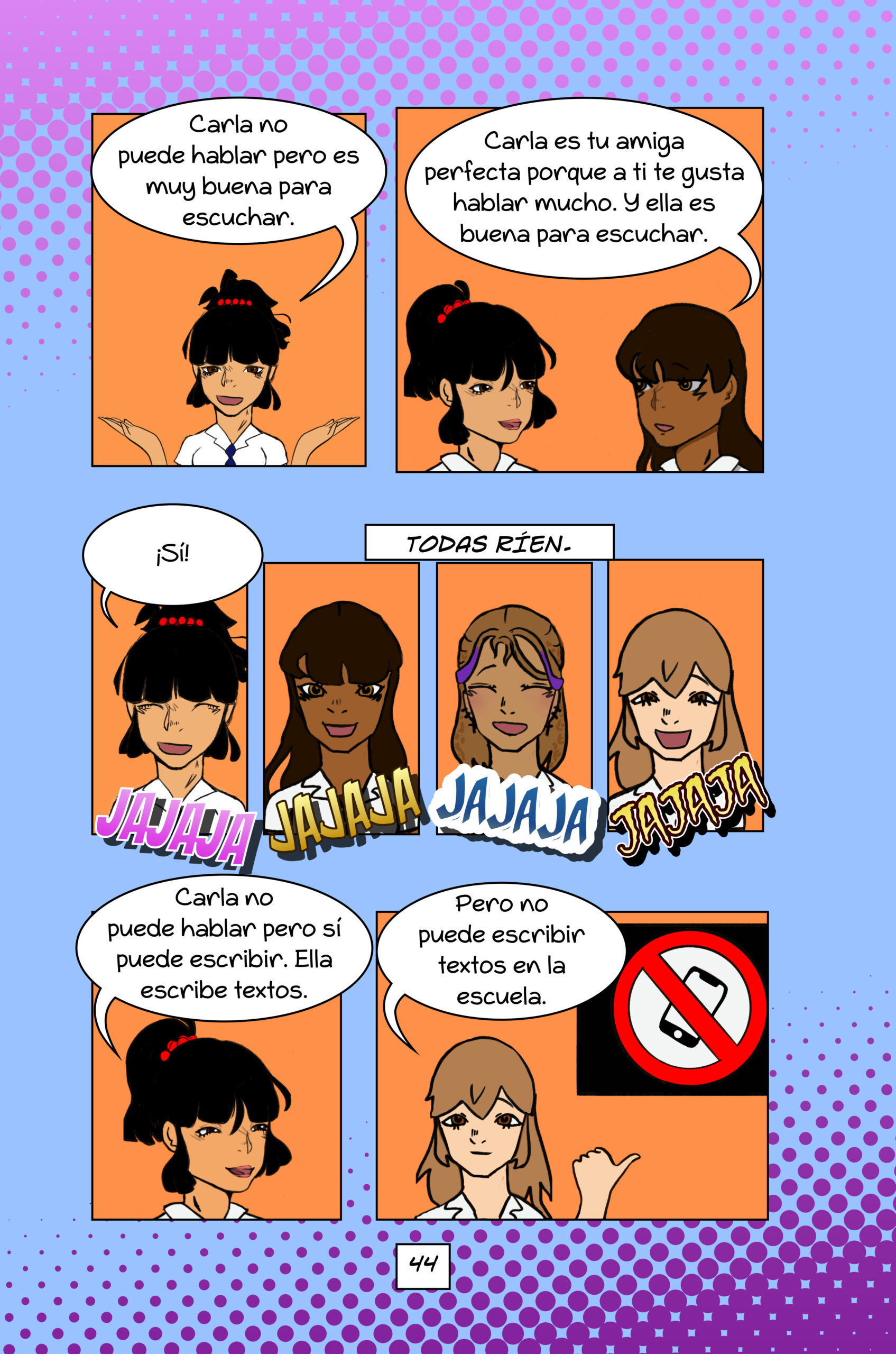 Carla no habla: Una novela gráfica para aprender español - Image 4